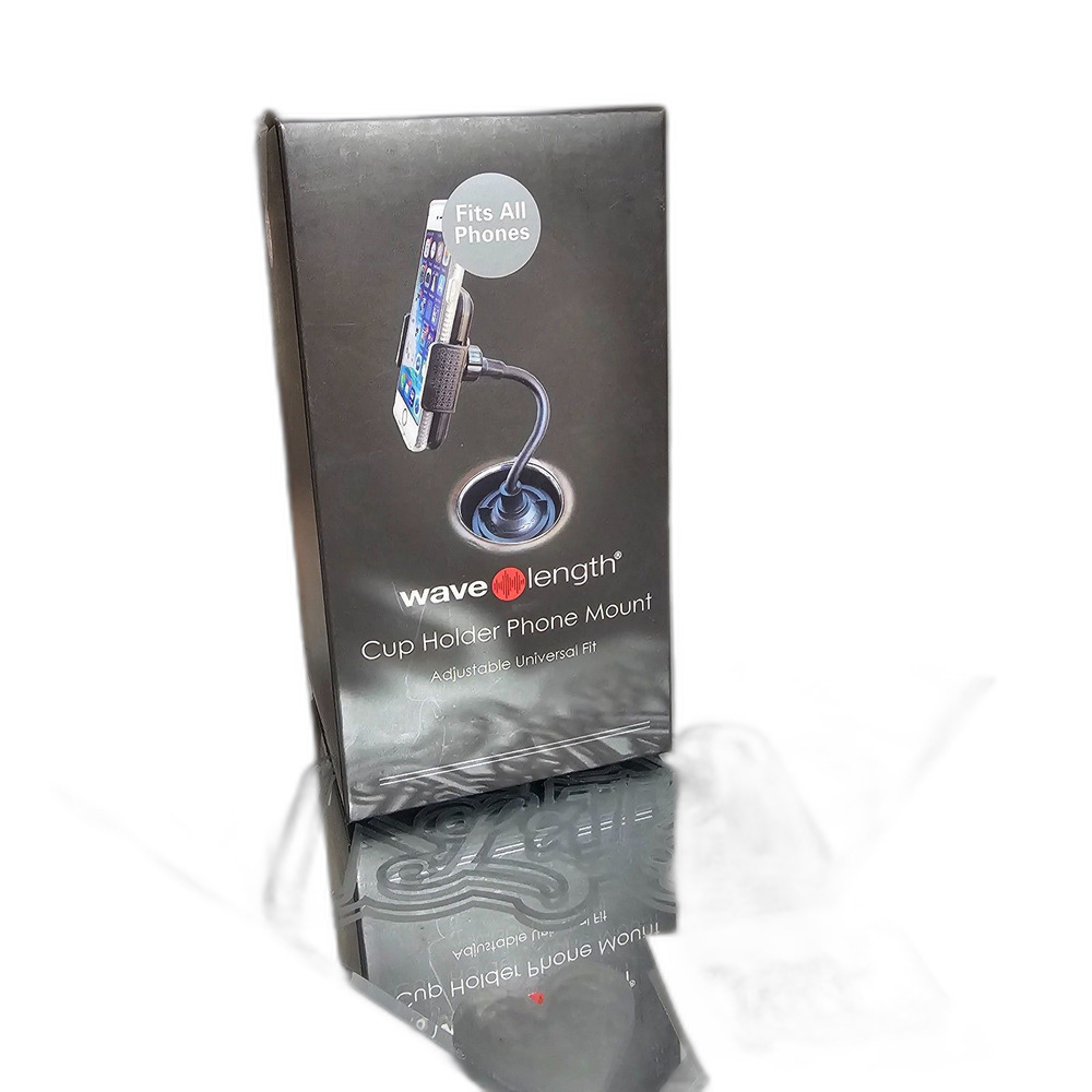 NEW WaveLength Cup Holder Phone Mount Universal Adjustable  Fits All Phones
